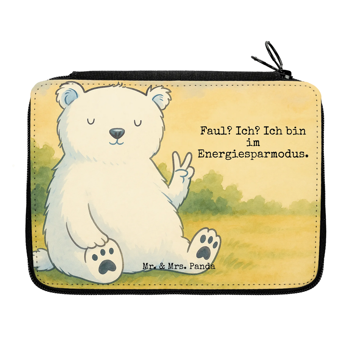 Federmappe Eisbär Faul Design Stiftemappe, Farbstiftetui, Schreibetui, Stifte Etui, Buntstiftetui, Schlampermäppchen, Schulmäppchen, Federpenal, Federmäppchen, Federtasche, Bleistift Etui, Federmappe, reiseetui, Kinder Federmappe, Schlamper, Etui für Stifte, Stiftebeutel, Malmappe, Schüleretui, Bleistiftetui, Schuletui, Zeichenetui, Mäppchen, Etui, Stiftetasche, Stifteetui, Schreibmappe, schulmäppchen set, Federmappe Set, Buntstiftmäppchen, Teddy, Bär, Teddybär, Arbeitsplatz, Nordpol, Eisbär, Entspannen, Relaxen, Büro, Homeoffice, Faul, Bürojob, Arbeit