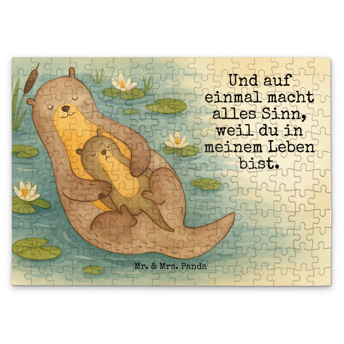 Puzzle Otter Kind Design 2000 Teile Puzzle, Geduldspiel, 1500 Teile Puzzle, Puzzle, 1000 Teile Puzzle, Puzzlespiel, Legespiel, 300 Teile Puzzle, 500 Teile Puzzle, Otter, Fischotter, Seeotter, Otter Seeotter See Otter