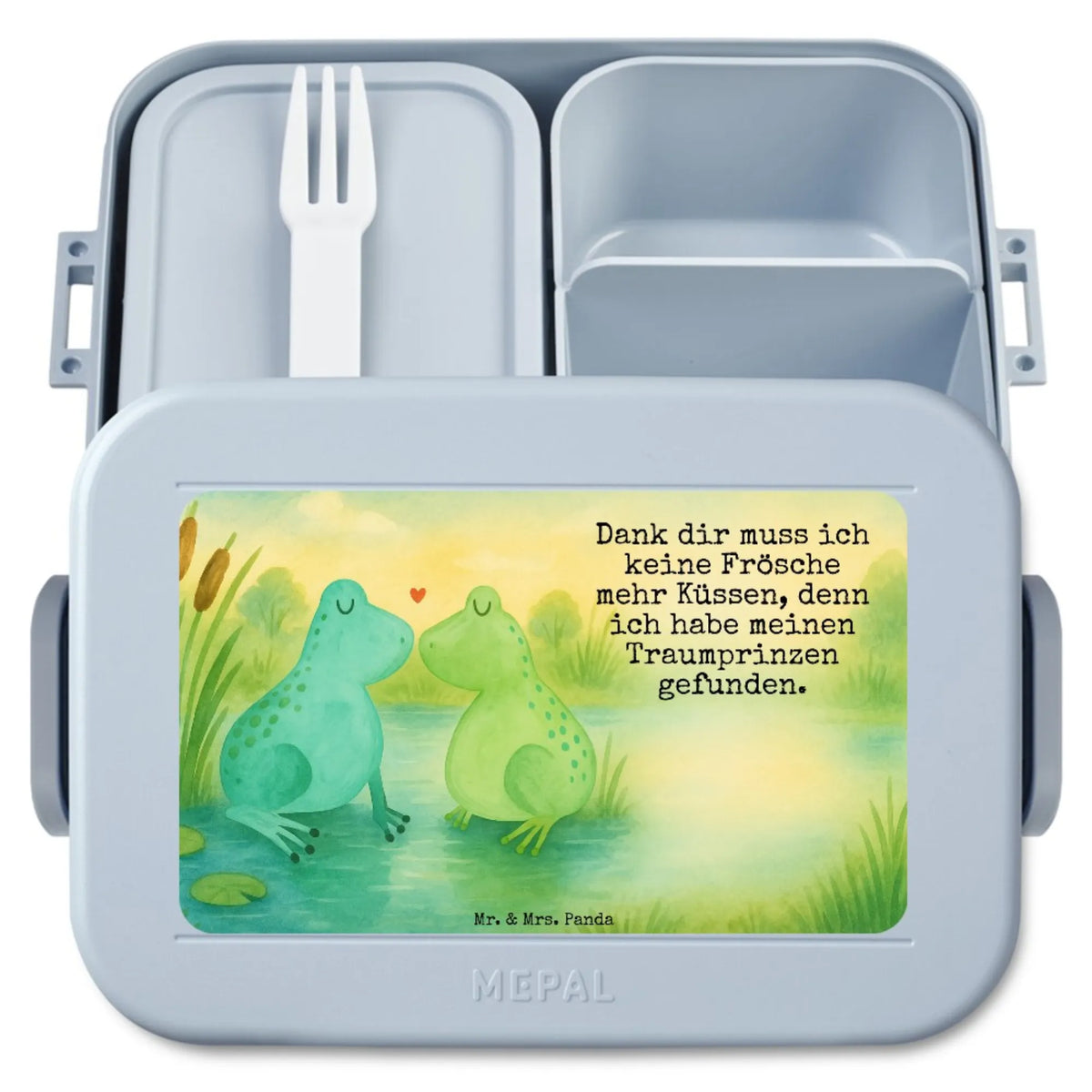 MEPAL Bentobox Frosch Liebe Design Lunchbox, Essensbehälter, Snackdose, Meal Prep Box, Jausenbox, Snackbox, Frischhaltedose, Essensbox, Lebensmittelbehälter, Bento Box, Vesperbox, Bentobox, Bento-Brotdose, Freund, Verlobung, Partner, Ehemann, Ehefrau, Liebe, Heiraten, Heiratsantrag, Liebesgeschenk, Hocheitstag, Freundin, Jahrestag, Verlobt, Verliebt, Frosch, Fröschchen, Geschenk Freundin, Hochzeitstag, Verheiratet, Frösche, Geschenk Freund, Liebesbeweis, Geschenk Hochzeit, Froschkönig