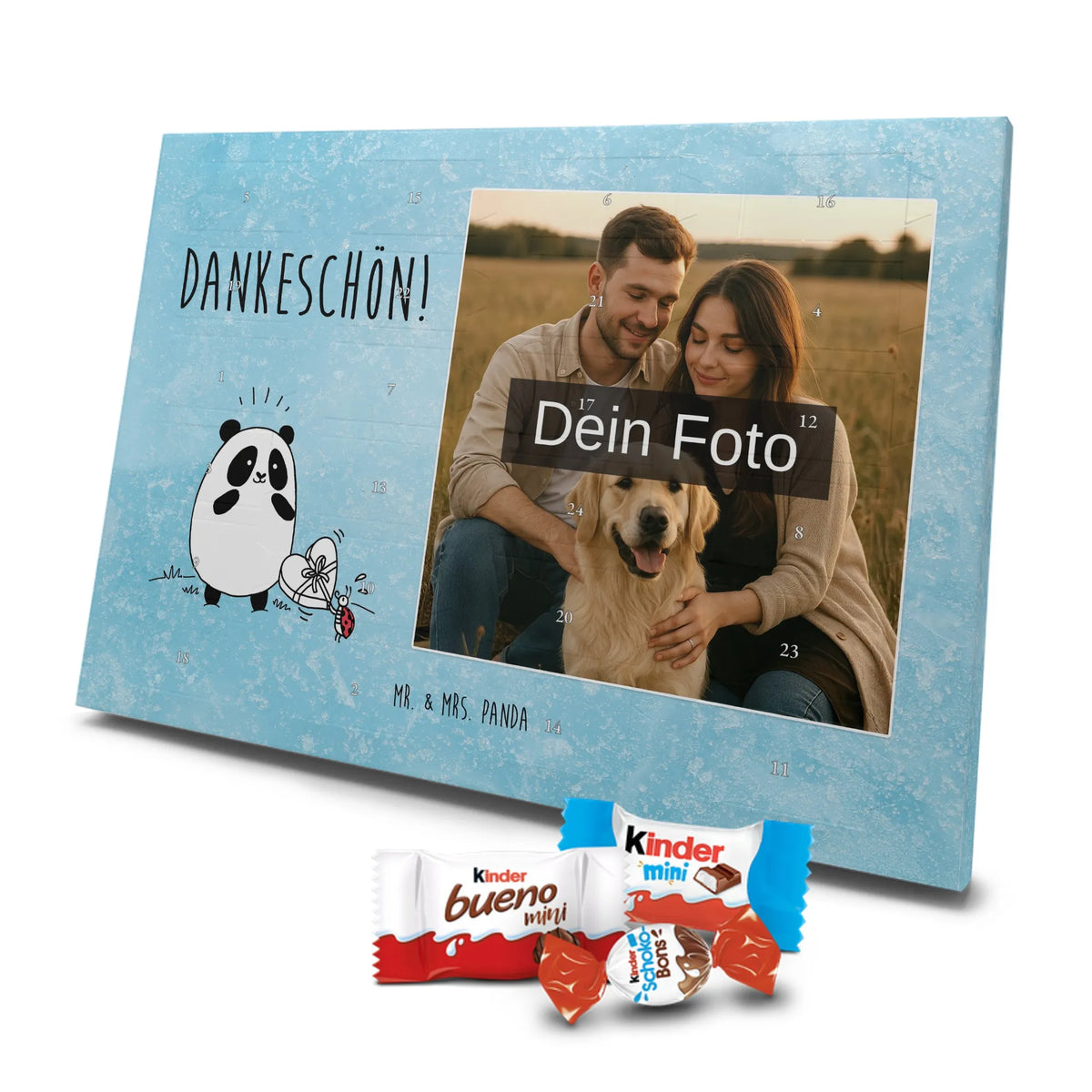 Personalisierter Schoko Foto Adventskalender Panda Dankeschön|p:1978524|h:cb27f14d63e95eeabd53c51d60a20e3a