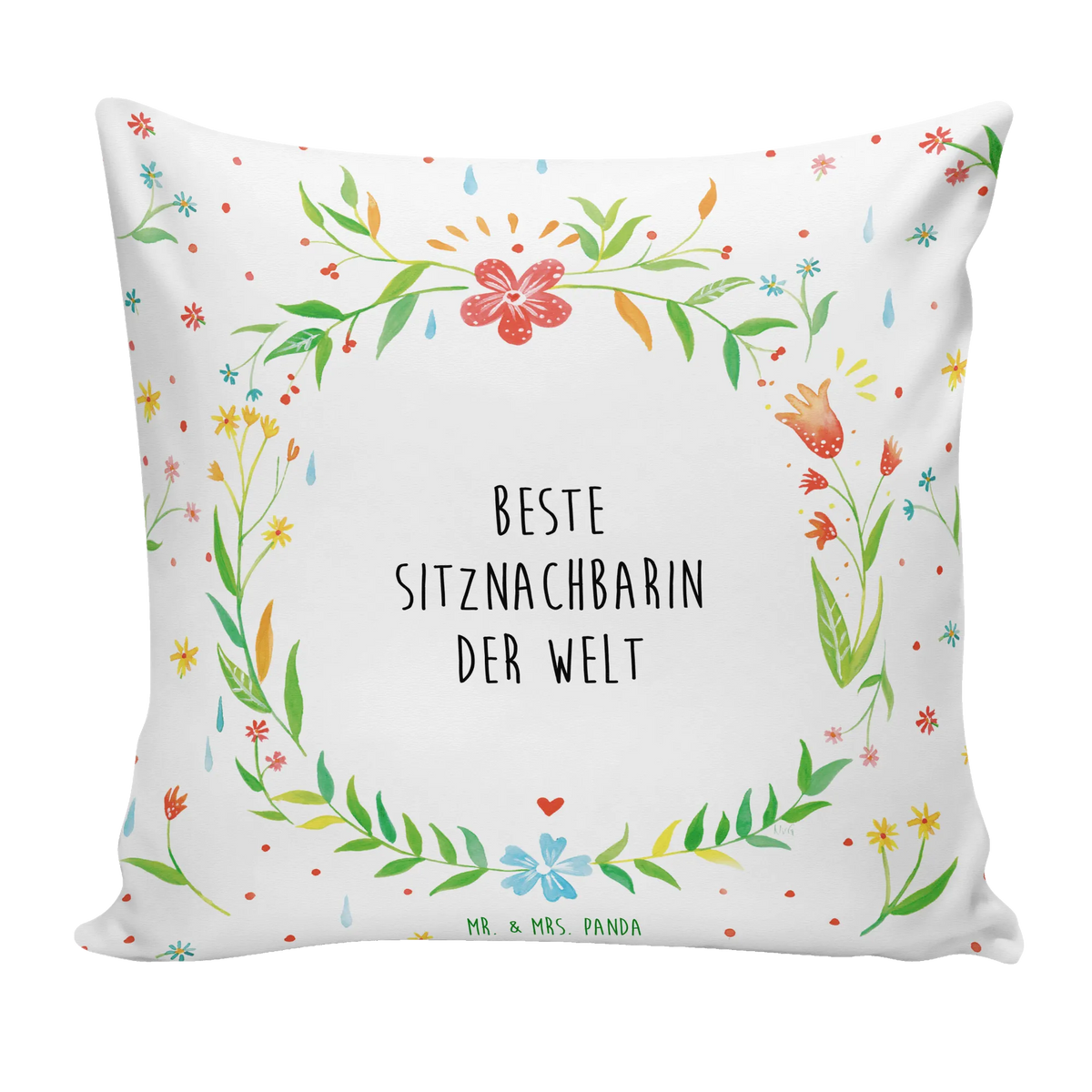 Cushion Sitznachbarin flower love sea of flowers flower meadow