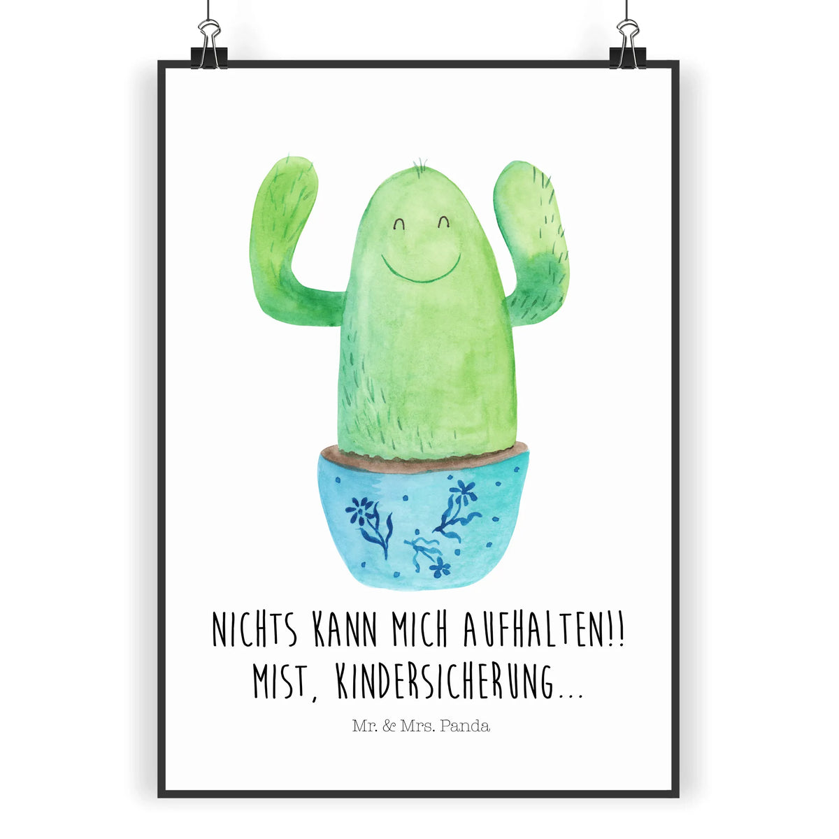 Poster Kaktus Happy