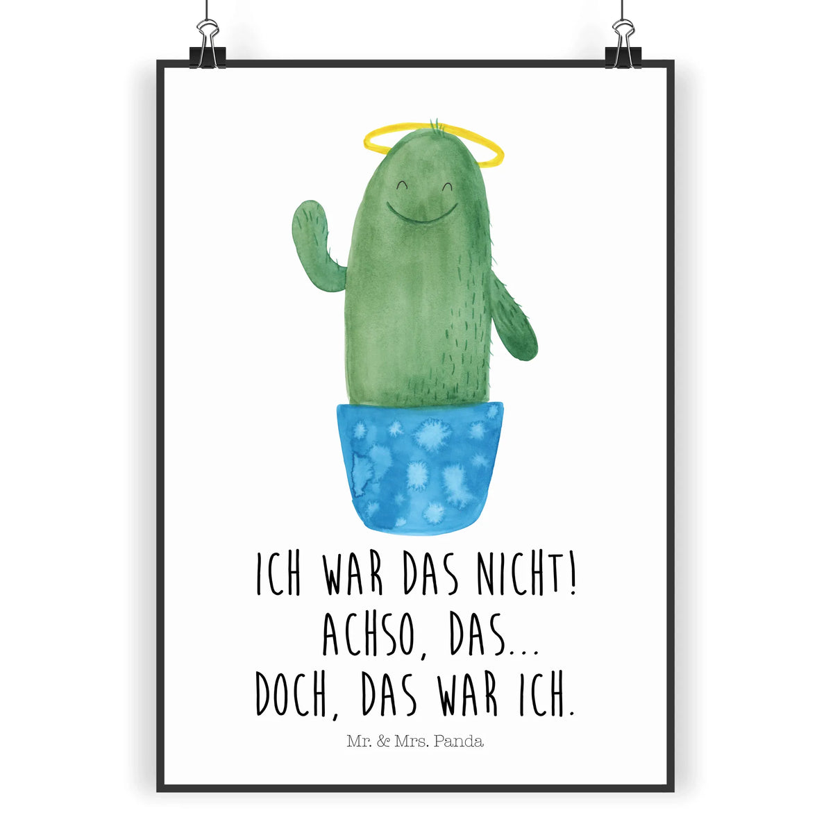 Poster Kaktus Heilig