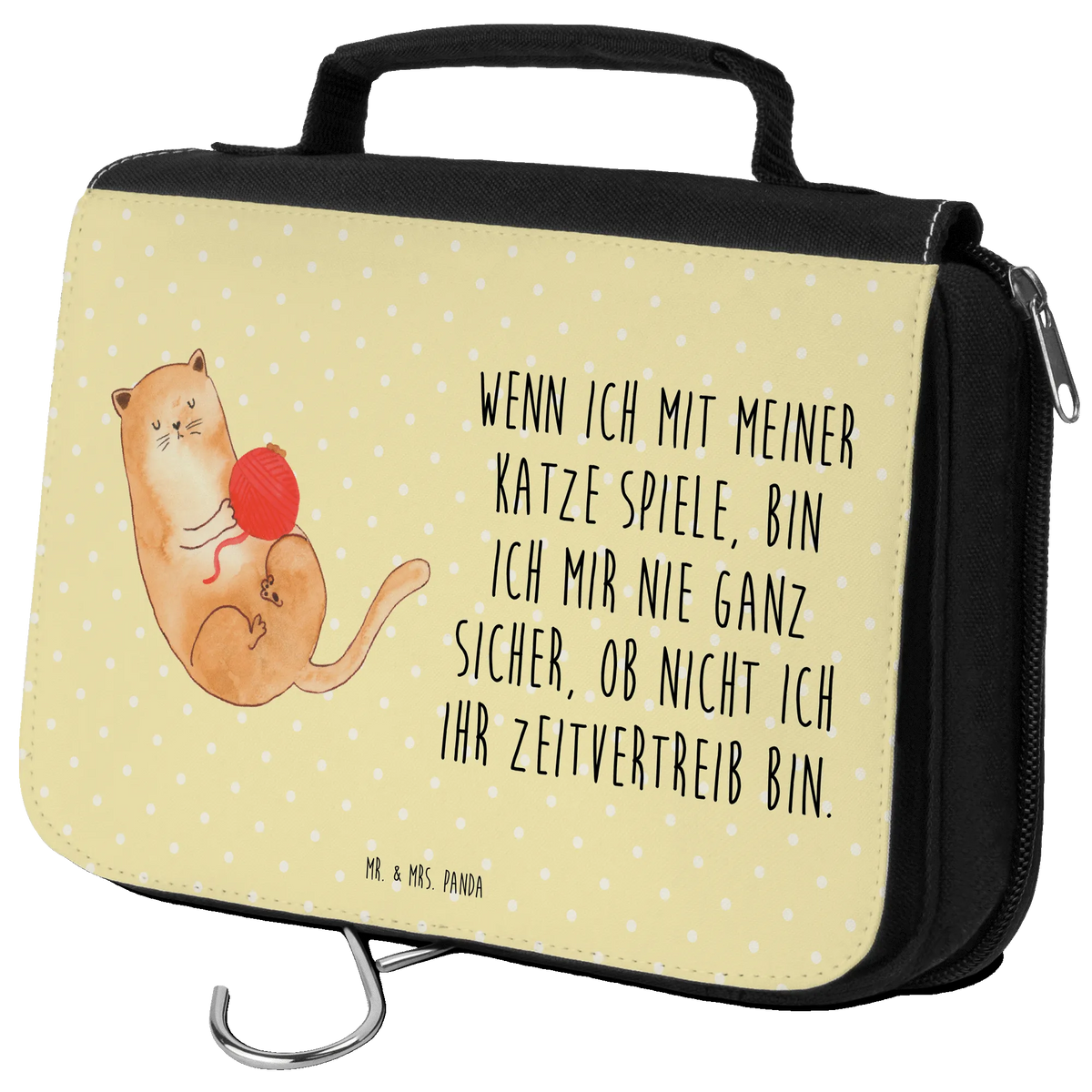 Kulturbeutel Katze Spielzeit