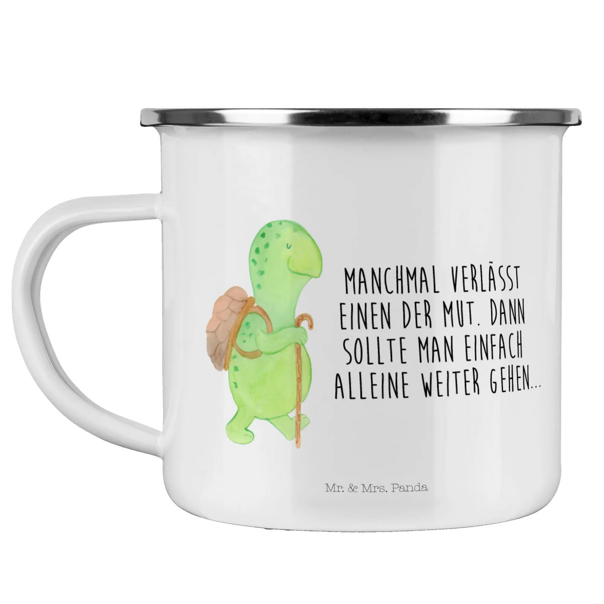 Camping Emaille Tasse Schildkröte Wanderer emaillebecher, metallbecher, Teetasse, Pott, Motivtasse, Blechtasse, Emailletasse, Reisebecher, Outdoor Tasse, Outdoor Becher, Tasse Emaille, wanderbecher, becher emaille, outdoortasse, blechbecher, wandertasse, Kaffeepott, Campingbecher, Campingtasse, Emaille Tasse, Teebecher, reisetasse, Emaille Becher, Haferl, Schildkröte, Motivation, Motivationsspruch, Schildkröten, Motivationssprüche, Neuanfang