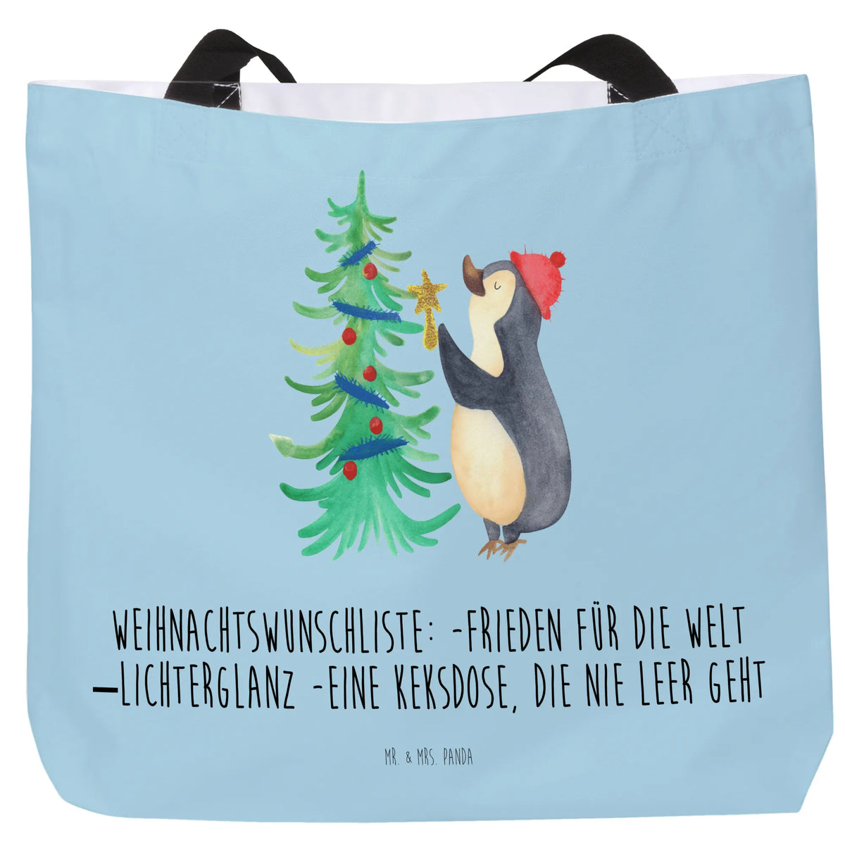 Shopper Pinguin Weihnachtsbaum