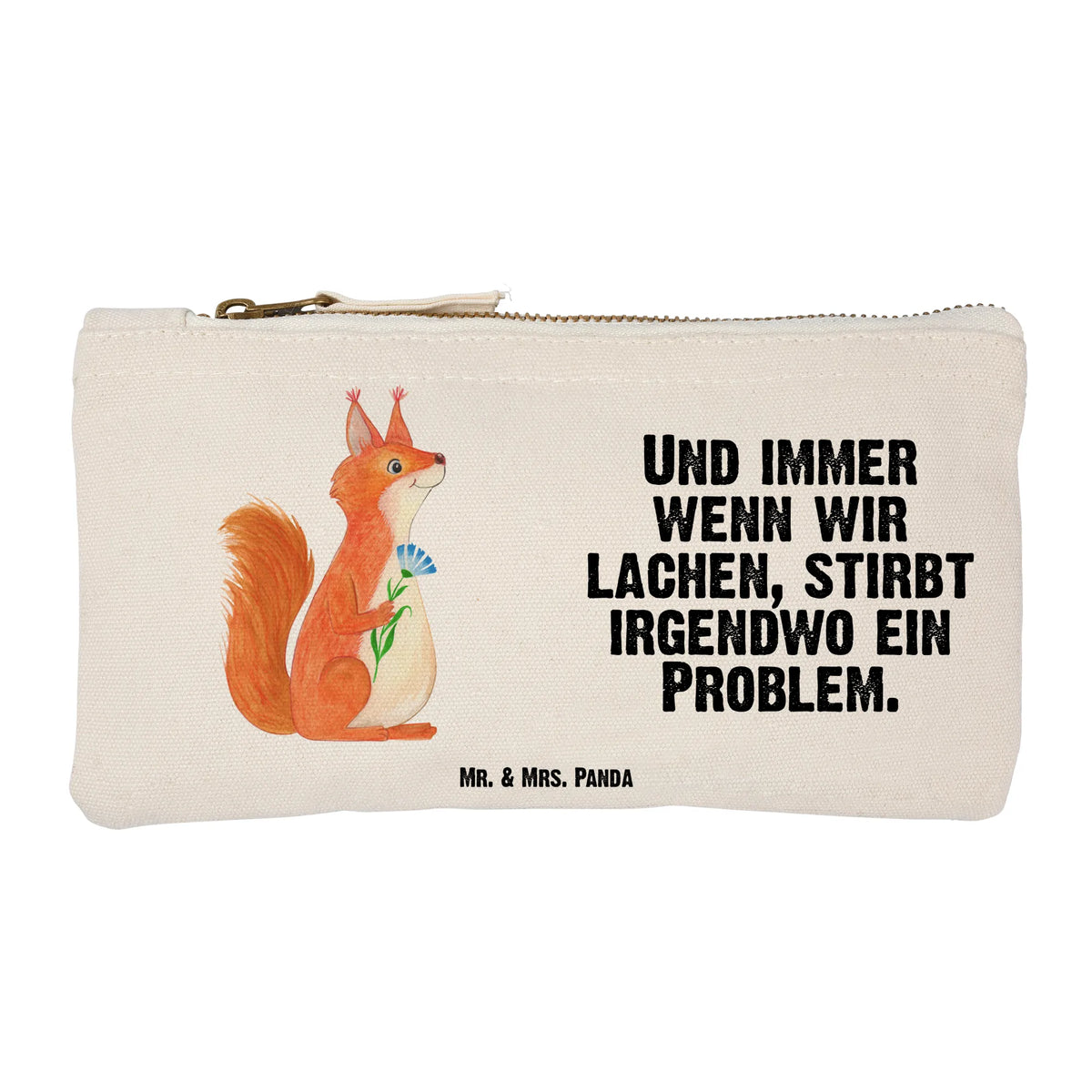 Schminktasche Eichhörnchen Blume Schlamper, aufbewahrungstasche, Stoffbeutel, Schminktäschchen, Federmappe, Pinseltasche, kosmetiktäschchen, toiletry bag, Kosmetiktasche, Kulturtasche, Pouch, aufbewahrungsbeutel, Federtasche, Täschchen, Mäppchen, Stifteetui, Baumwolltasche, Schminktasche, Make-Up Tasche, Waschbeutel, Schminkbeutel, Baumwollbeutel, Waschtasche, beauty tasche, Beauty Bag, utensilientasche, Schlampermäppchen, Kosmetikbeutel, Etui, beauty case, Stiftemäppchen, Kulturbeutel, pencil case, Schulmäppchen, Tiermotive, Gute Laune, Tiere, Lustige Sprüche, Motivation Bilder, Spaß, Spruch Deko, Motivation Sprüche, glücklich Spruch, Eichhörnchen, Spruch Positiv, Lachen, Eichhorn