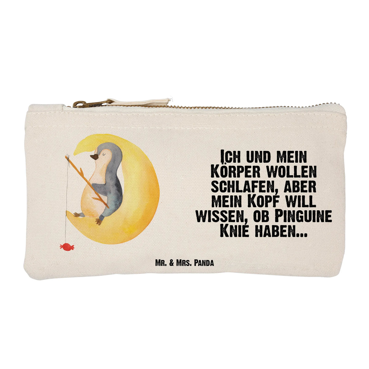 Make-up bag Penguin moon Schminkbeutel, Waschbeutel, Baumwollbeutel, Etui, Täschchen, Stoffbeutel, utensilientasche, Waschtasche, Schminktäschchen, Kosmetikbeutel, Make-Up Tasche, toiletry bag, aufbewahrungstasche, Pinseltasche, Schminktasche, Kosmetiktasche, Federtasche, Schlamper, Schulmäppchen, Stifteetui, Pouch, Mäppchen, Stiftemäppchen, kosmetiktäschchen, Kulturbeutel, Federmappe, Stofftasche, aufbewahrungsbeutel, pencil case, beauty tasche, Kulturtasche, beauty case, Baumwolltasche, Beauty Bag, Schlampermäppchen, Pinguin, Nachtruhe, Gästezimmer, schlafen, Schlafstörungen, Pinguine, Einschlafen, Schlafzimmer, Spruch