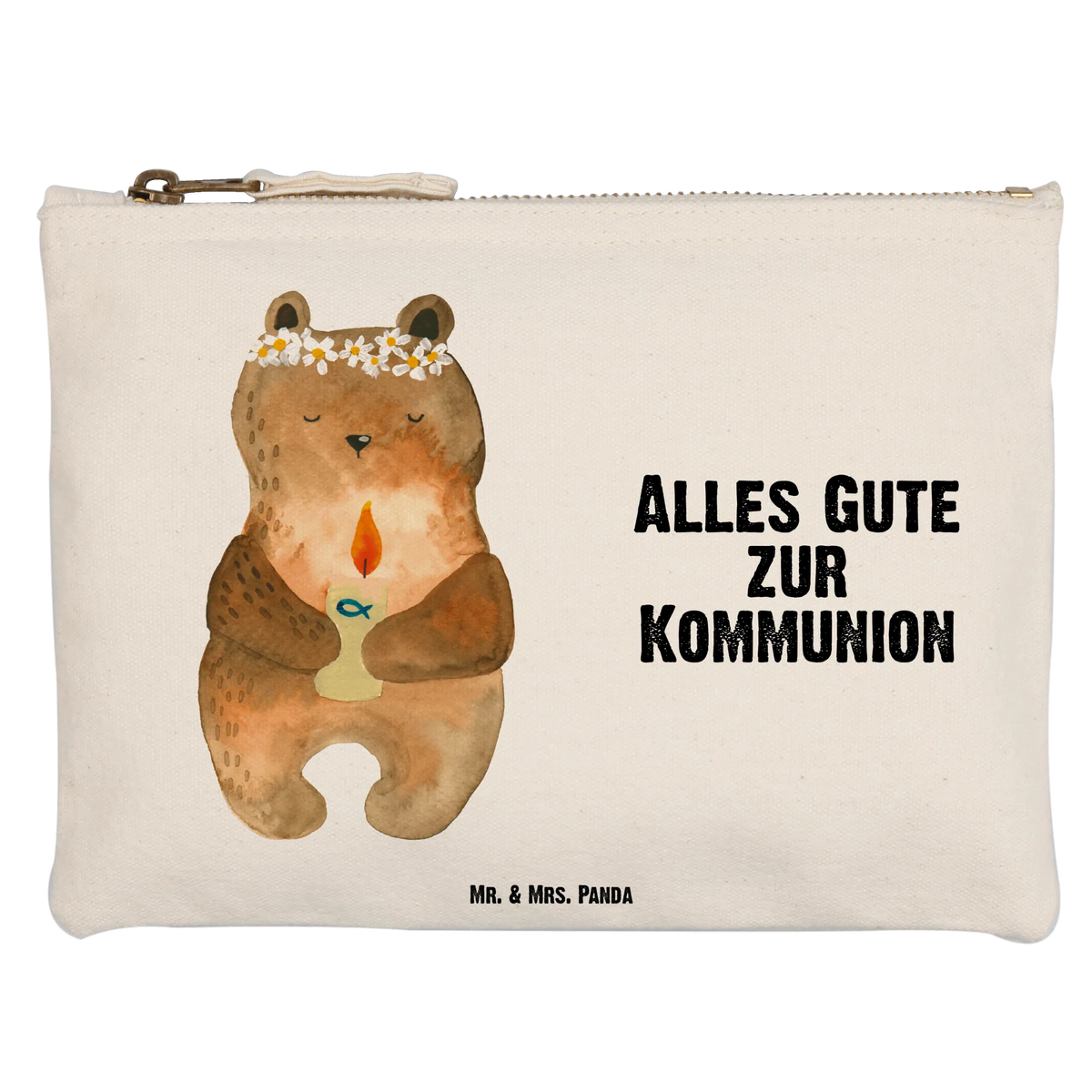 Make-up bag bear communion