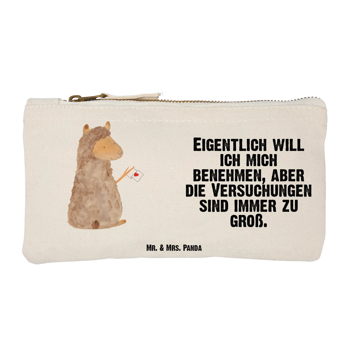Make-up bag alpaca banner animal, llama, pako, alpaca, camel, Peru, favourite animal, alpacas, llamas, Alpaca