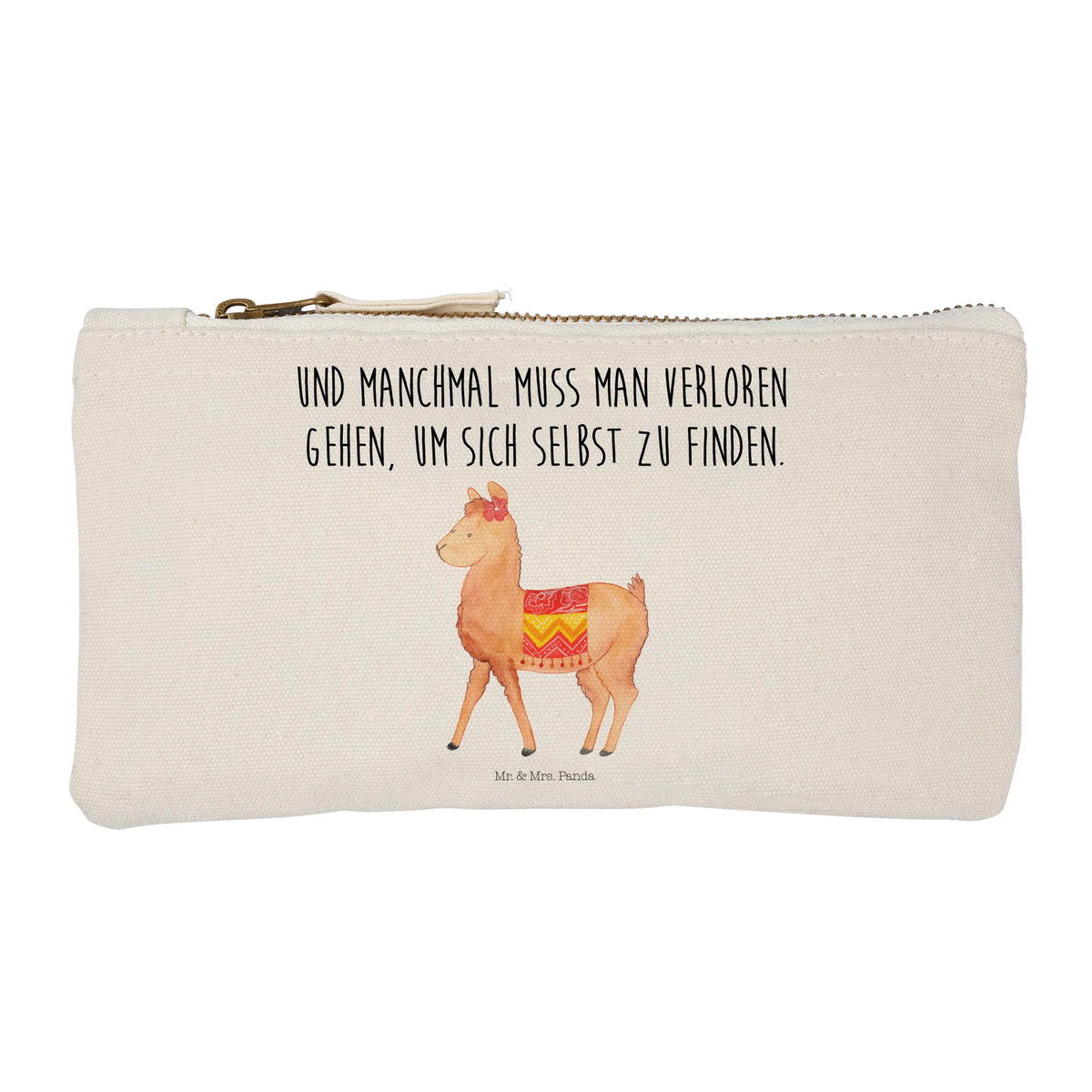 Make-up bag alpaca Proud animal, llama, pako, alpaca, camel, Peru, favourite animal