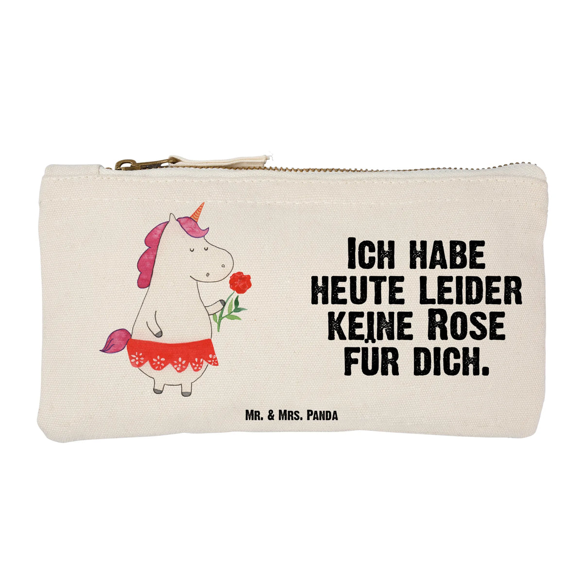 Schminktasche Einhorn Dame