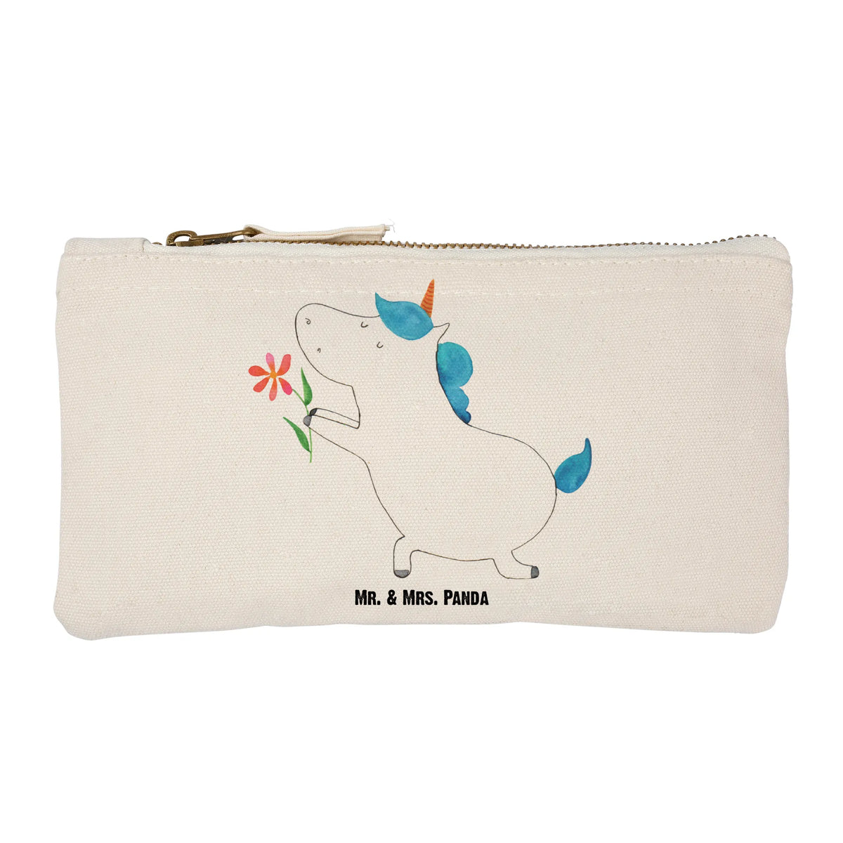 Make-up bag unicorn flower