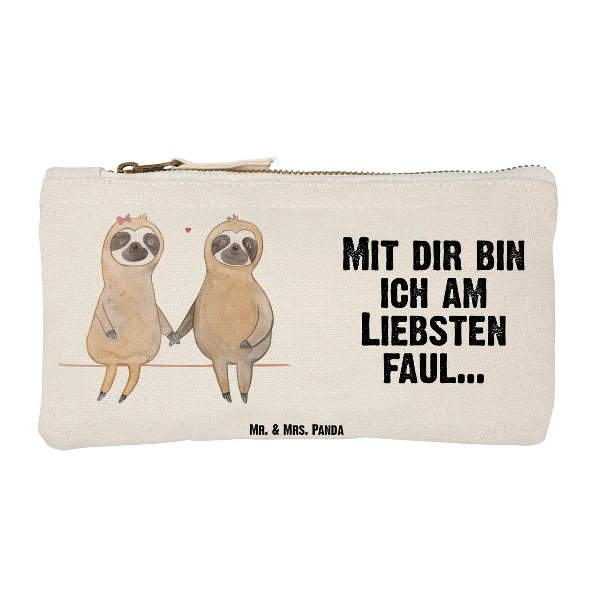 Make-up bag sloth pair trend animal, in love, sloth couple, favourite animal, engaged, sloth love, lovers, lazy, together, relax